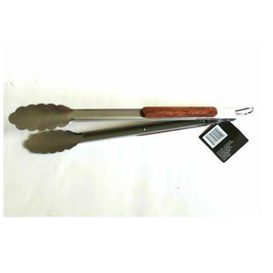 Chefmate Barbecue Tools - Locking Grill Tongs - 17" length